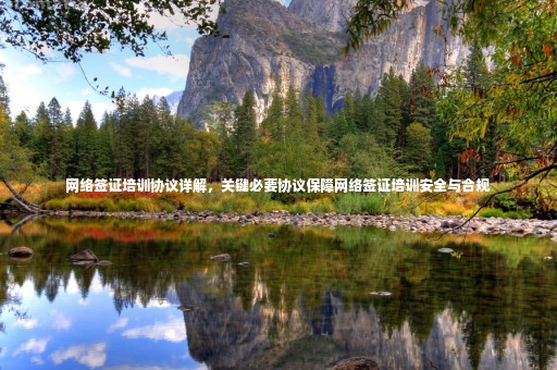 網(wǎng)絡簽證培訓協(xié)議詳解，關鍵必要協(xié)議保障網(wǎng)絡簽證培訓安全與合規(guī)