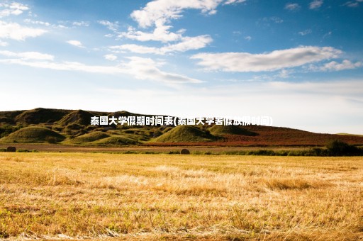 泰國(guó)大學(xué)假期時(shí)間表(泰國(guó)大學(xué)暑假放假時(shí)間)