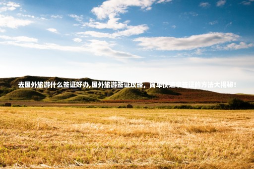 去國外旅游什么簽證好辦,國外旅游簽證攻略，簡(jiǎn)單快速拿簽證的方法大揭秘！