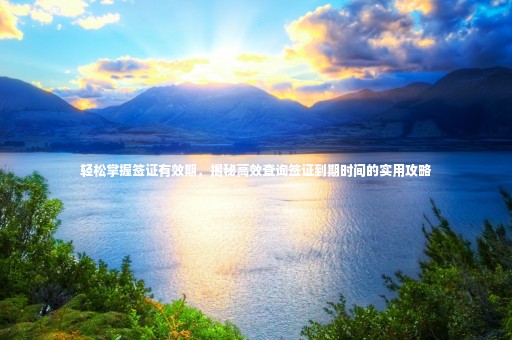 輕松掌握簽證有效期，揭秘高效查詢簽證到期時(shí)間的實(shí)用攻略