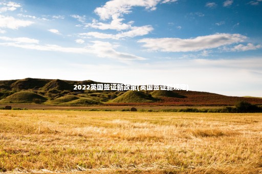 2022英國(guó)簽證新政策(英國(guó)簽證新規(guī)定)