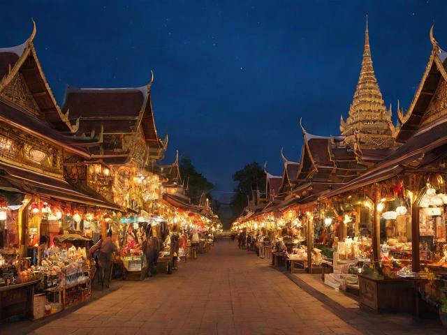 泰國旅游實錄，芭提雅夜市的繁華風情與美食探秘（視頻）