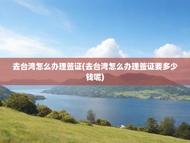 去臺(tái)灣怎么辦理簽證(去臺(tái)灣怎么辦理簽證要多少錢呢)
