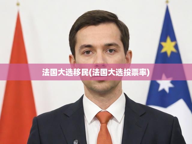 法國大選，移民議題激蕩投票率，透視選舉背景下的參與度與影響