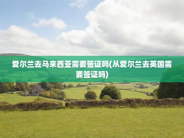 愛爾蘭出發(fā)，揭秘赴英與馬來西亞簽證難題，一步到位攻略解析