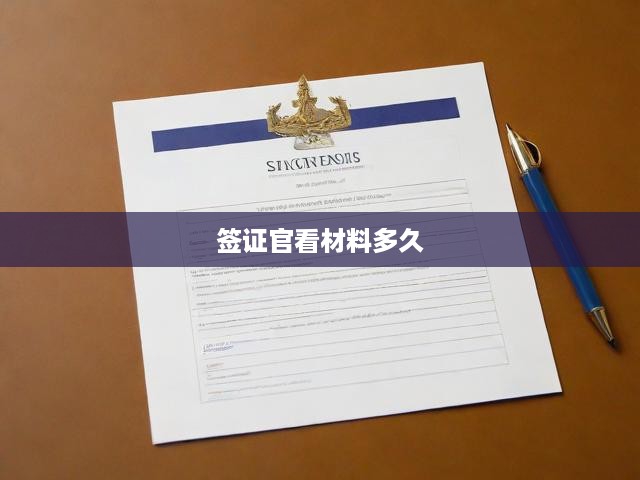 簽證材料審核時(shí)間揭秘，流程解析、關(guān)鍵因素及決策時(shí)長全覽