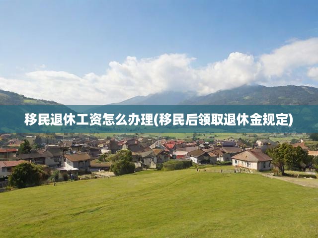 移民退休金領(lǐng)取攻略，詳析規(guī)定、流程及權(quán)益保障要點(diǎn)