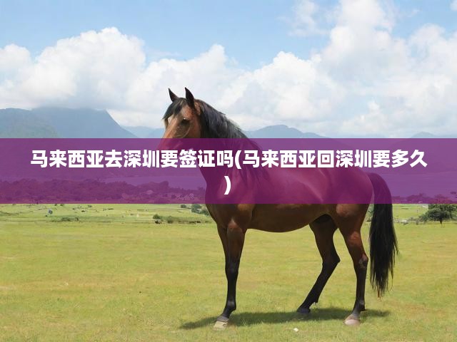 馬來(lái)西亞去深圳要簽證嗎(馬來(lái)西亞回深圳要多久)