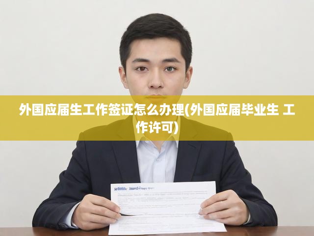 詳解外國(guó)應(yīng)屆生工作簽證辦理，全流程攻略與許可申請(qǐng)關(guān)鍵解析