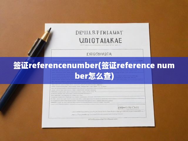 簽證Reference Number全面解析，查詢途徑與使用攻略詳解