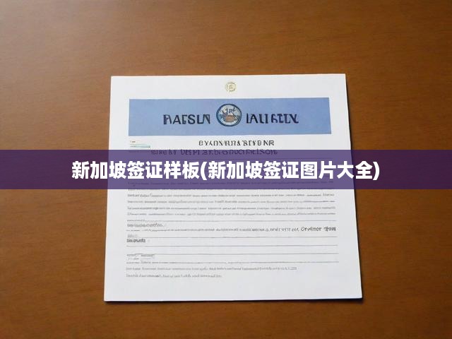 新加坡簽證申請全攻略，樣板展示+流程解析+圖片詳解
