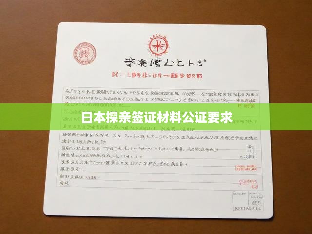 日本探親簽證材料公證攻略，必備文件、辦理流程與關鍵提示