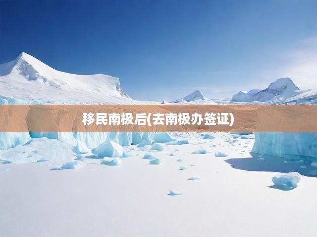 南極移民夢(mèng)想之旅，簽證攻略與探險(xiǎn)歷程大揭秘