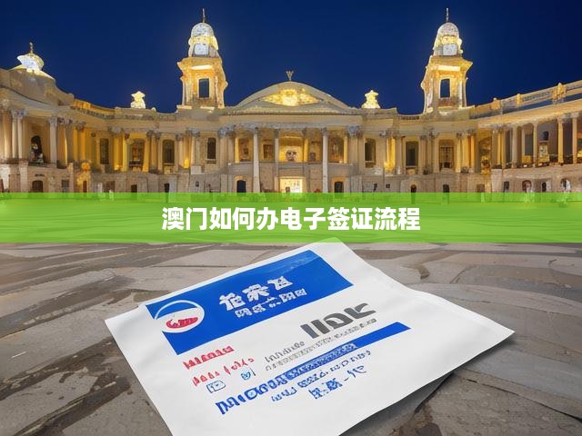 澳門電子簽證輕松辦理攻略，一站式流程，快捷通行無憂