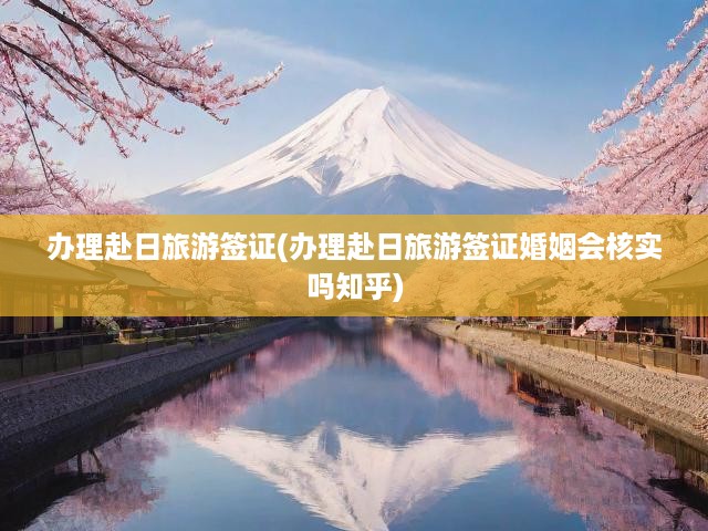 日本簽證申請全攻略，揭秘流程及婚姻狀況核實，一步到位！
