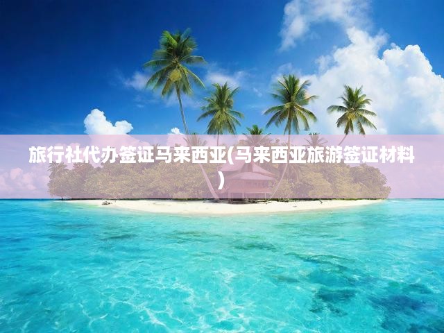 馬來西亞簽證辦理全指南，必備材料與流程深度解析
