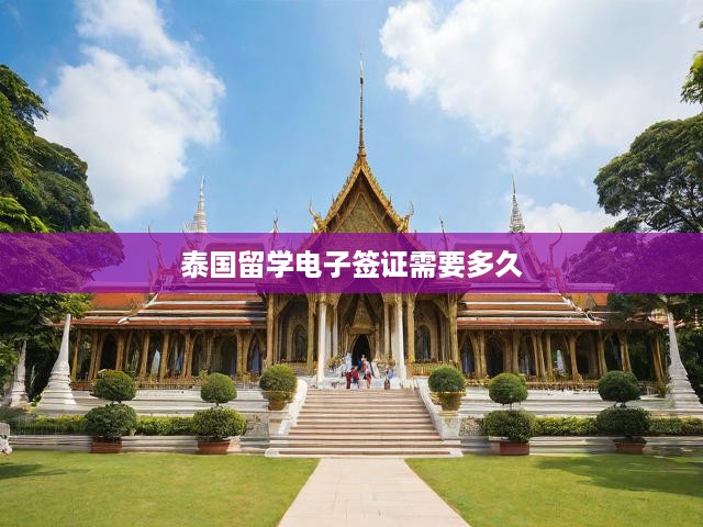 泰國(guó)電子簽證辦理全解析，時(shí)長(zhǎng)揭秘，流程指南及等待時(shí)間速覽