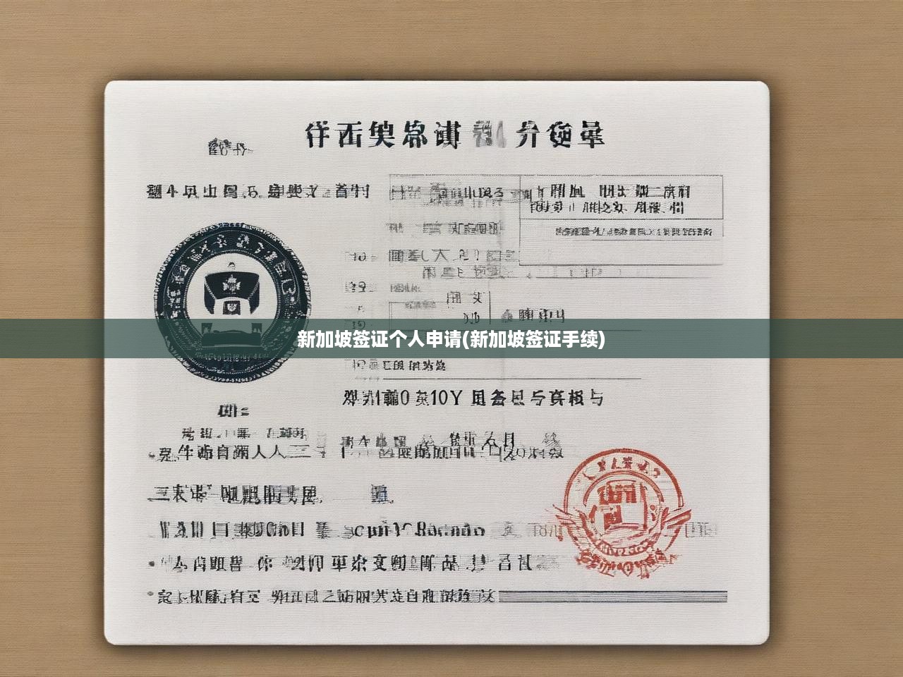 新加坡簽證個人申請(新加坡簽證手續(xù))