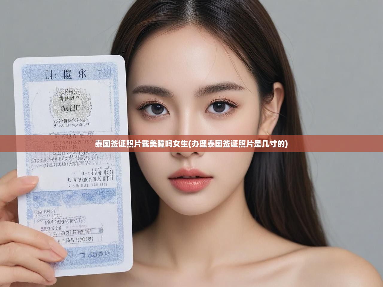 泰國(guó)簽證照片規(guī)范解析，美瞳佩戴禁忌與女生簽證照片尺寸全攻略