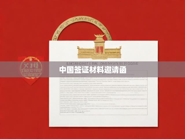 中國簽證材料邀請函