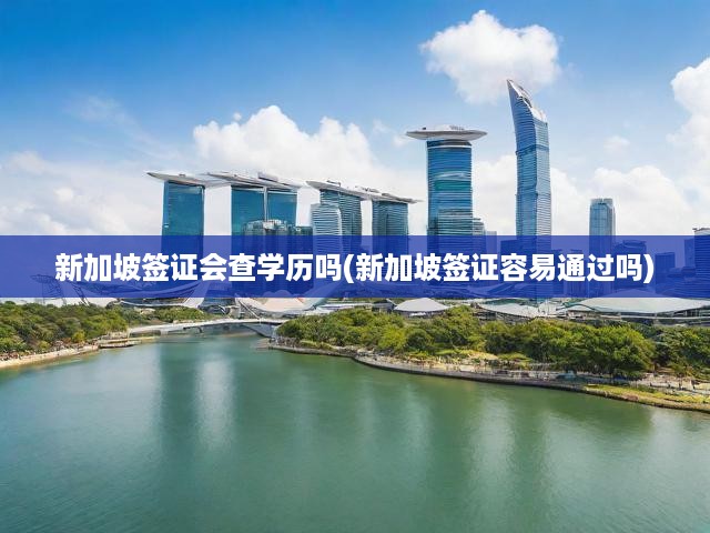 新加坡簽證申請攻略，詳解學(xué)歷核查流程與簽證通過率揭秘
