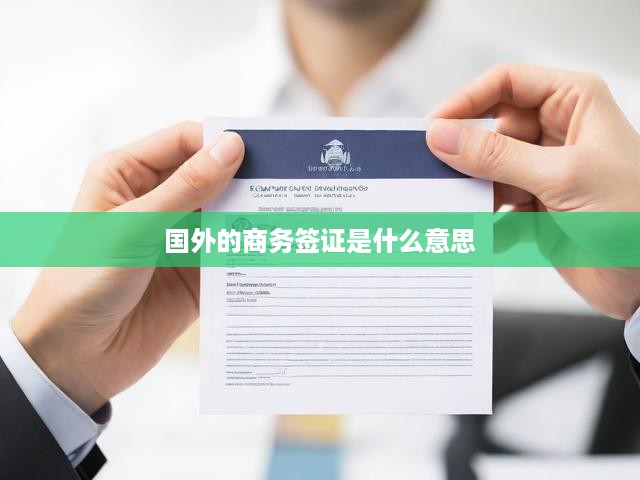 深度解析商務(wù)簽證，海外商務(wù)之旅的必備通行證與申請(qǐng)攻略