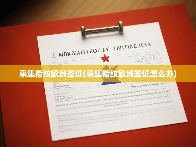 歐洲簽證指紋采集辦理全攻略，申請至審批一站式流程解析