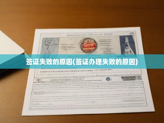 簽證失敗的原因(簽證辦理失敗的原因)