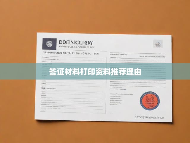簽證材料打印攻略，專業(yè)解析必備資料及打印技巧