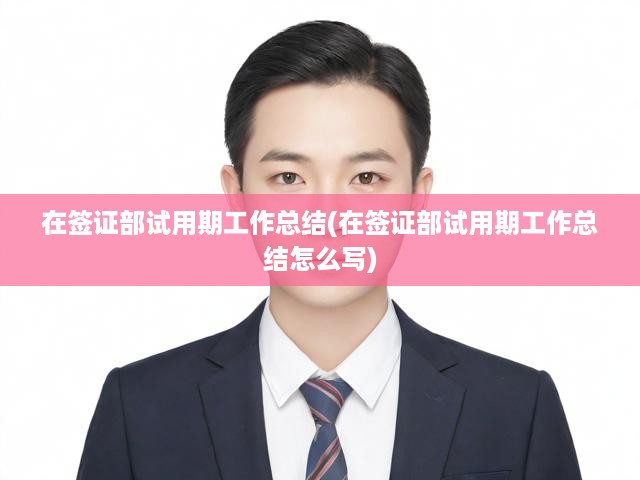 在簽證部試用期工作總結(jié)(在簽證部試用期工作總結(jié)怎么寫)
