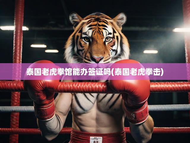 泰國老虎拳館簽證攻略，詳解老虎拳擊體驗與簽證申請流程