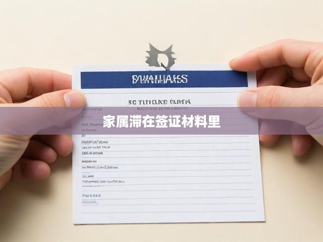 家屬滯在簽證材料里