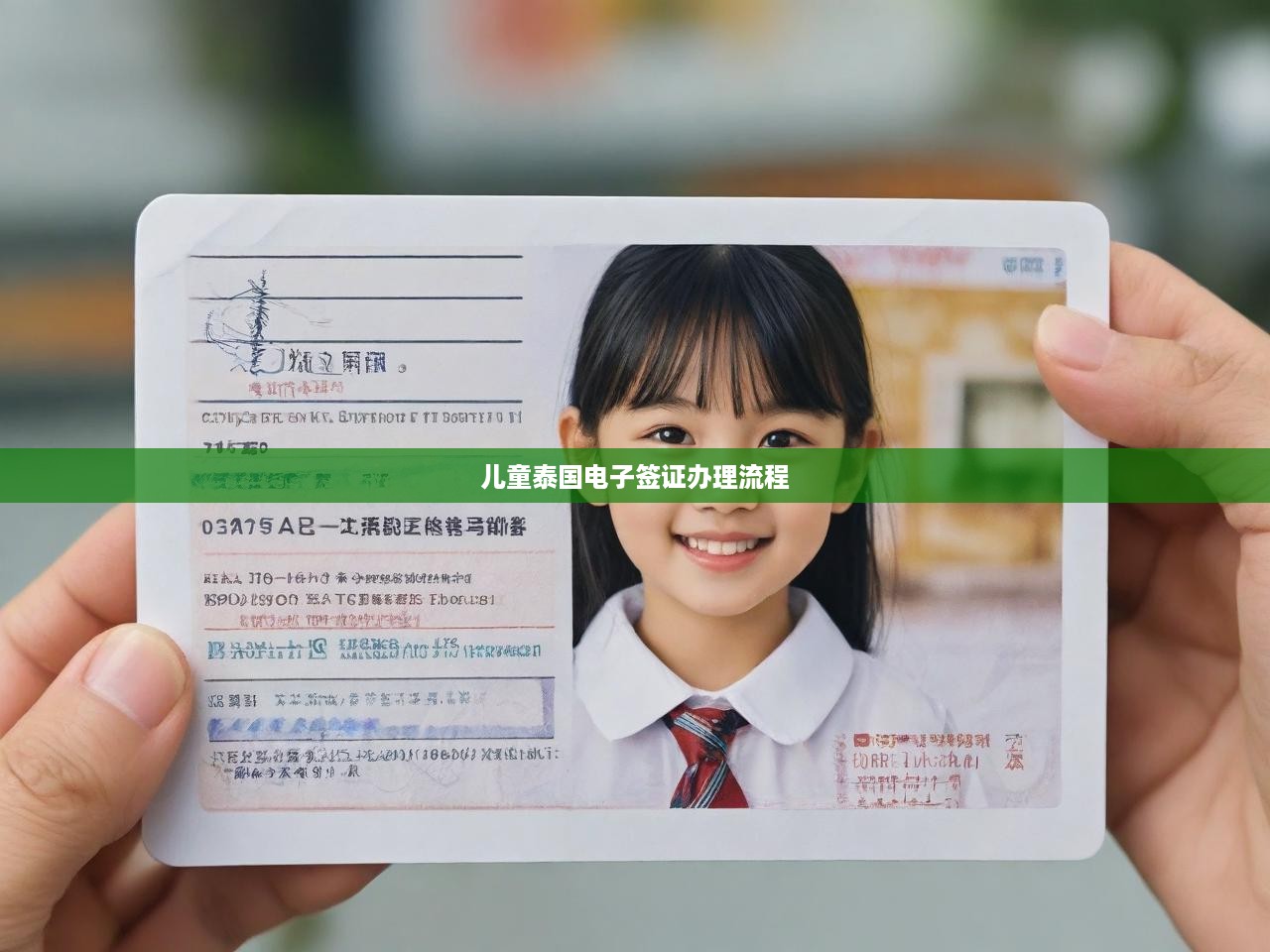 兒童泰國(guó)電子簽證辦理流程