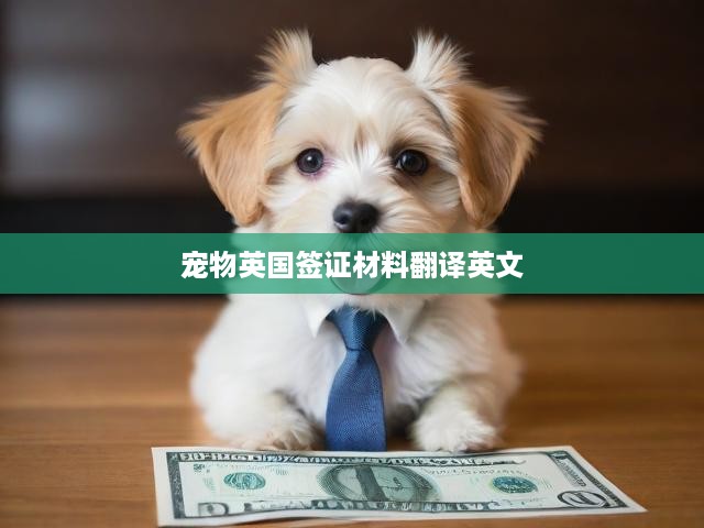 寵物英國(guó)簽證材料翻譯英文