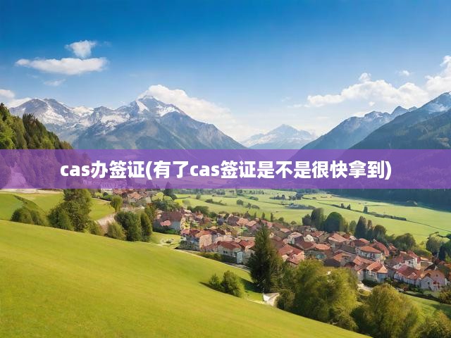 詳解CAS申請攻略，快速掌握簽證辦理流程與技巧